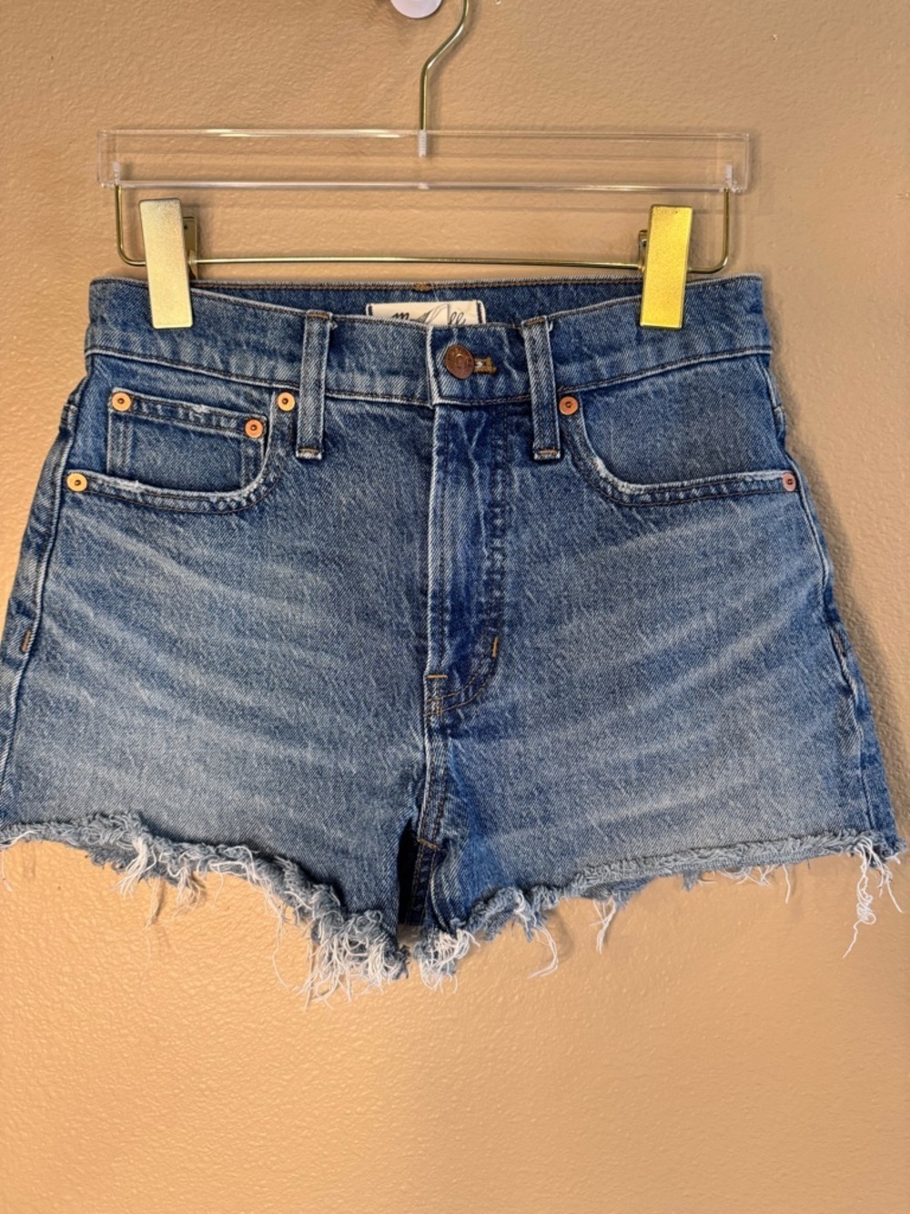 Madewell The Perfect Jean Short in Bartow Wash: TENCEL™ Denim Edition size 25 - Picture 3 of 11
